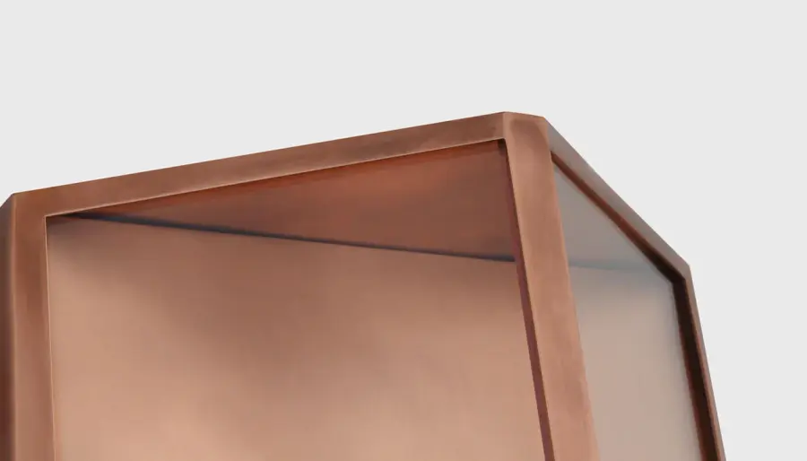 Punto 22 Wall Sconce in Natural Copper - Image 4