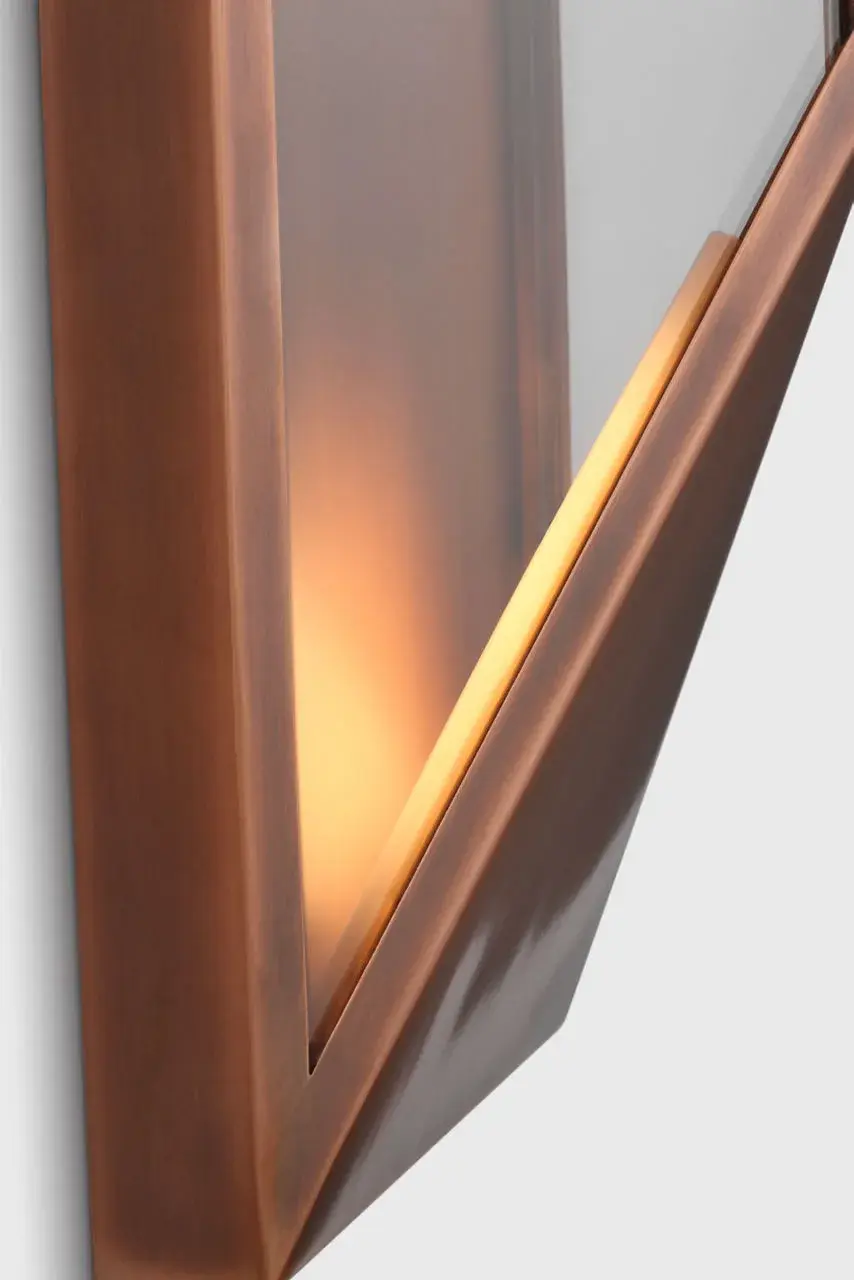 Punto 10 Wall Sconce in Natural Copper - Image 4