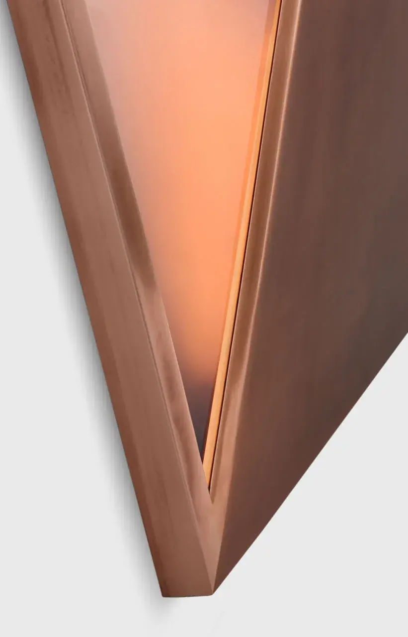 Punto 30 Wall Sconce in Natural Copper - Image 3