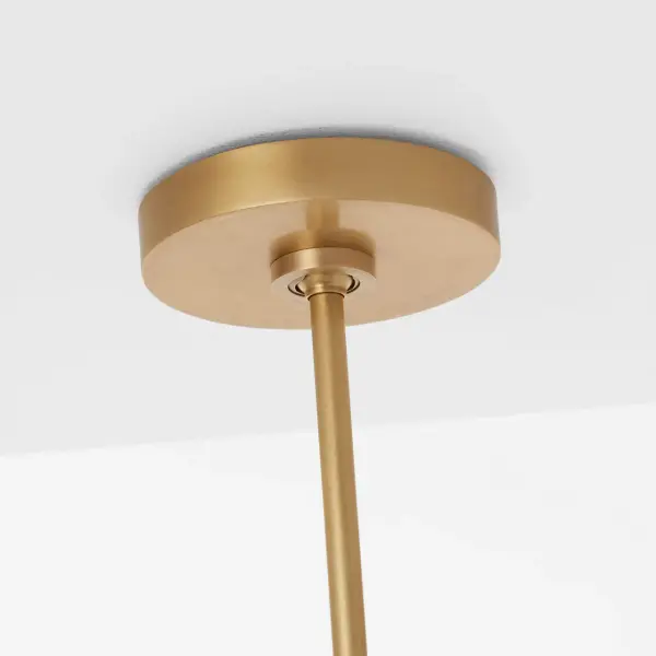 Laurel Large LED Pendant in Natural Brass - Image 4
