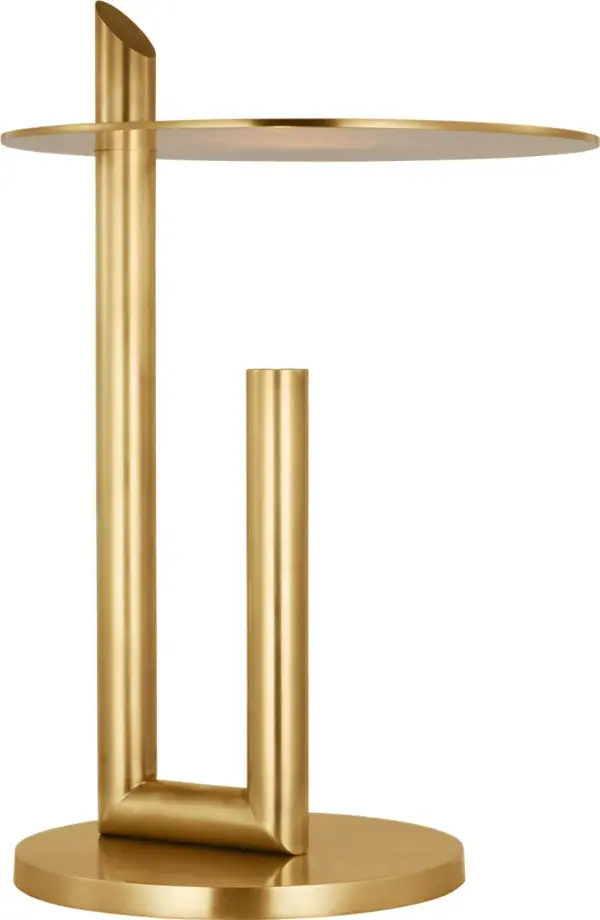 Fielle Medium Table Lamp in Natural Brass - Image 3