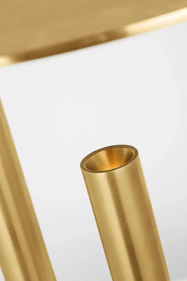 Fielle Medium Table Lamp in Natural Brass - Image 5