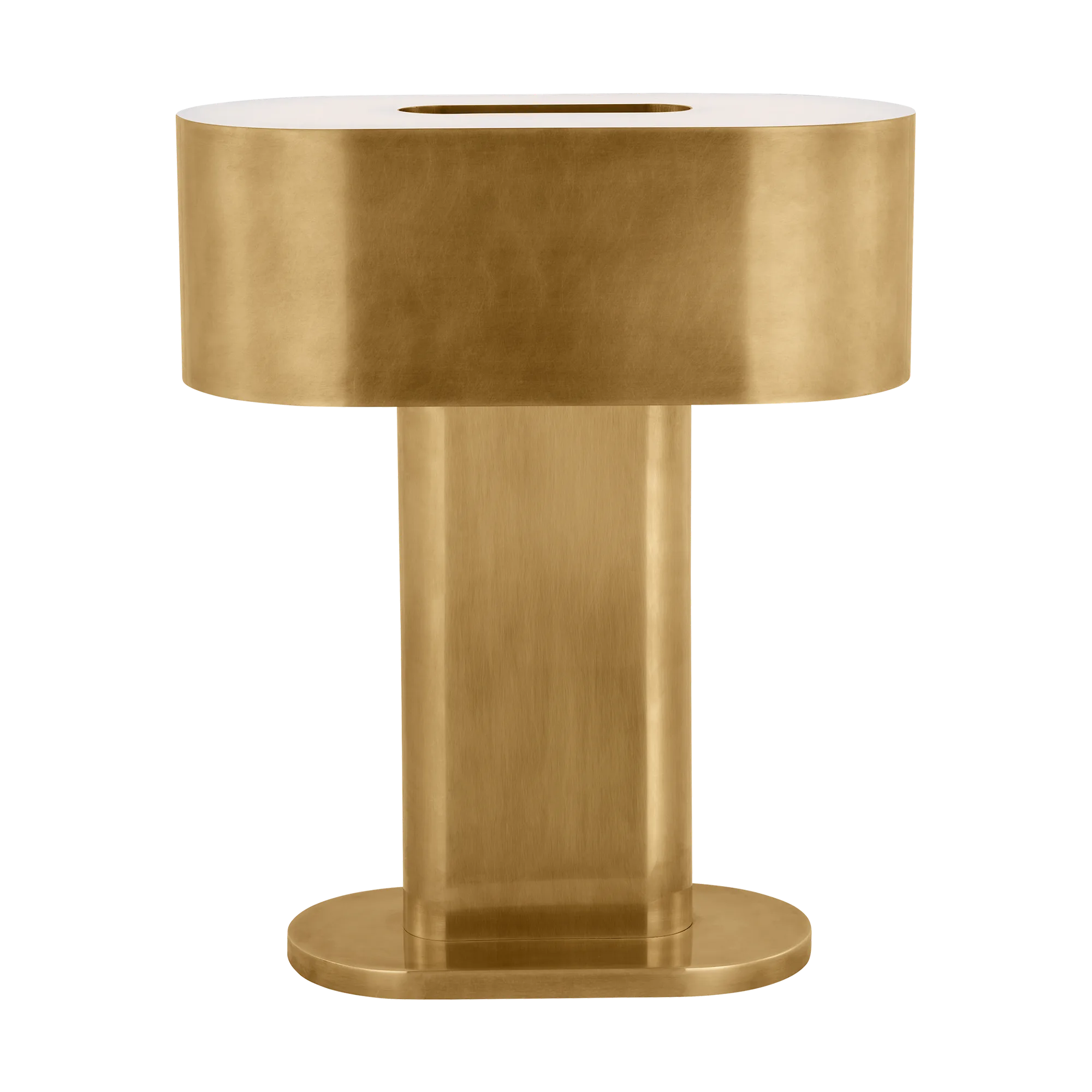 Wyllis Medium Table Lamp in Natural Brass