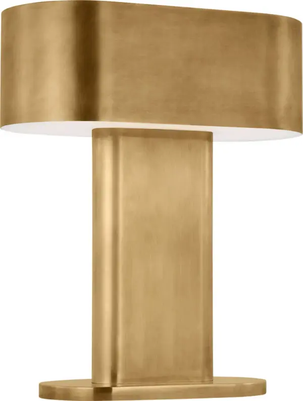 Wyllis Medium Table Lamp in Natural Brass - Image 3