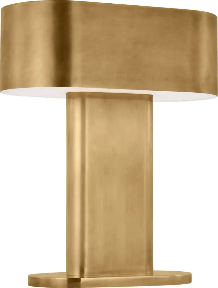 Wyllis Medium Table Lamp in Natural Brass - Image 3