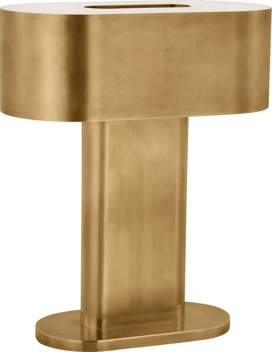 Wyllis Medium Table Lamp in Natural Brass - Image 4