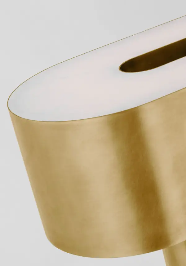Wyllis Medium Table Lamp in Natural Brass - Image 5