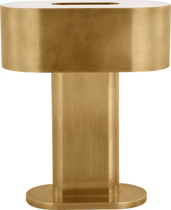 Wyllis Medium Table Lamp in Natural Brass - Image 7