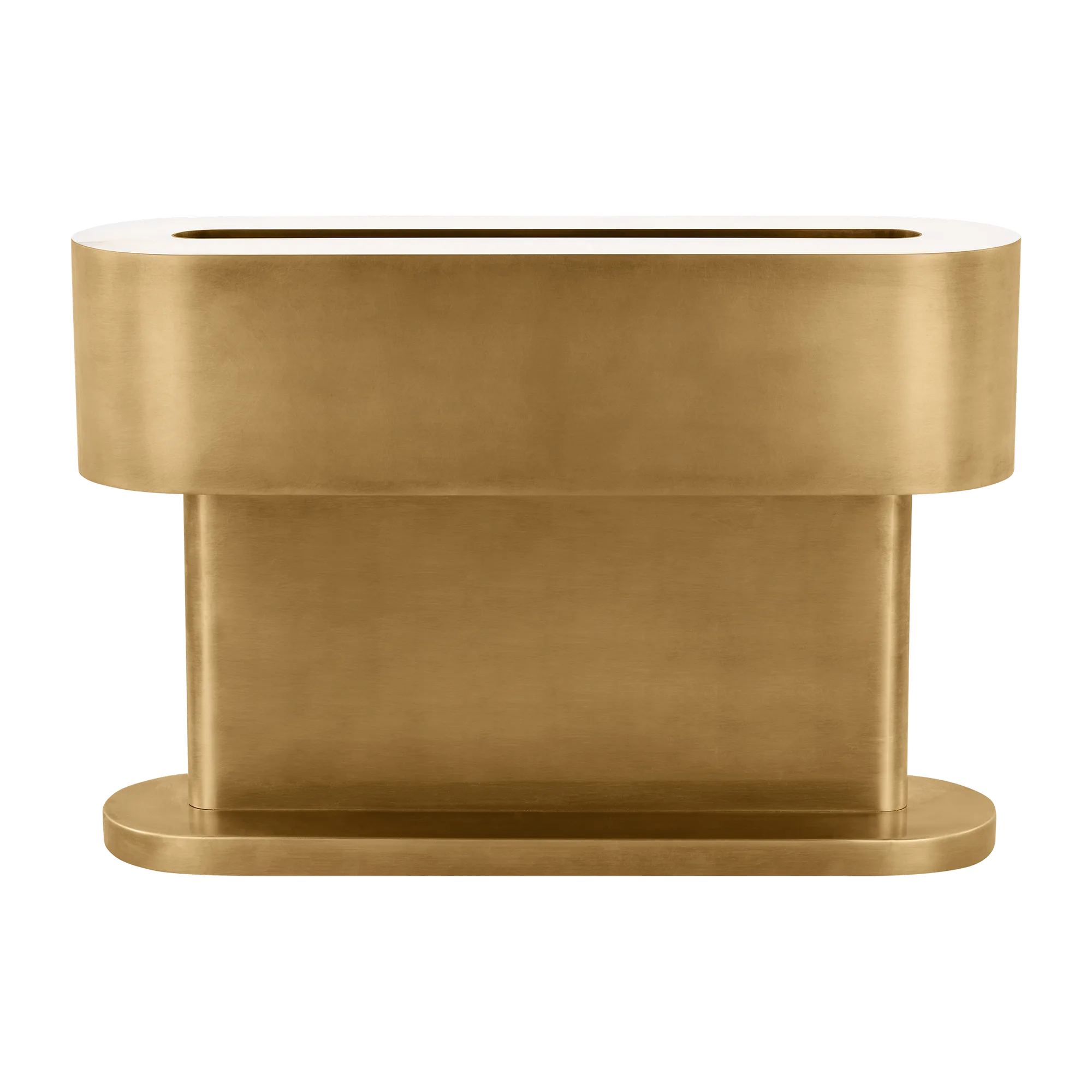 Wyllis Small Table Lamp in Natural Brass