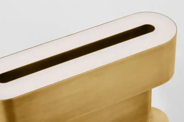 Wyllis Small Table Lamp in Natural Brass - Image 5