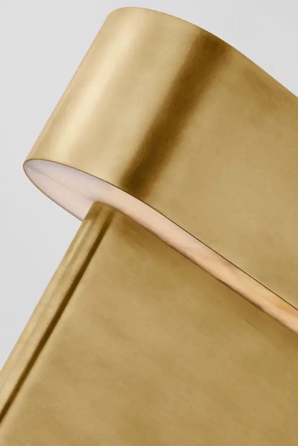 Wyllis Small Table Lamp in Natural Brass - Image 6