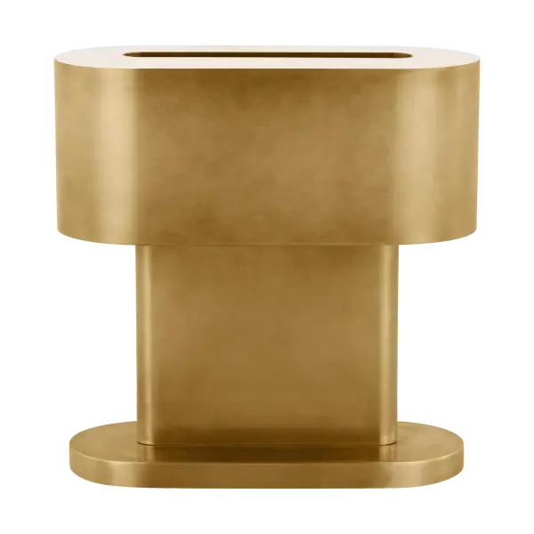 The Wyllis Accent Table Lamp combines timeless natural brass construction with premium 2700K warm white LED technology and exceptional 90 CRI color rendering for sophisticated ambient lighting.