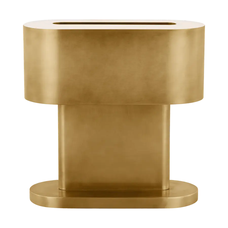 Wyllis Accent Table Lamp in Natural Brass - Image 1