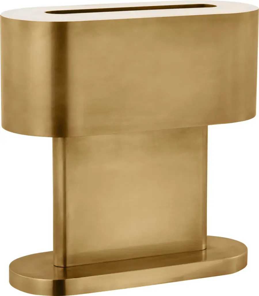 Wyllis Accent Table Lamp in Natural Brass - Image 4