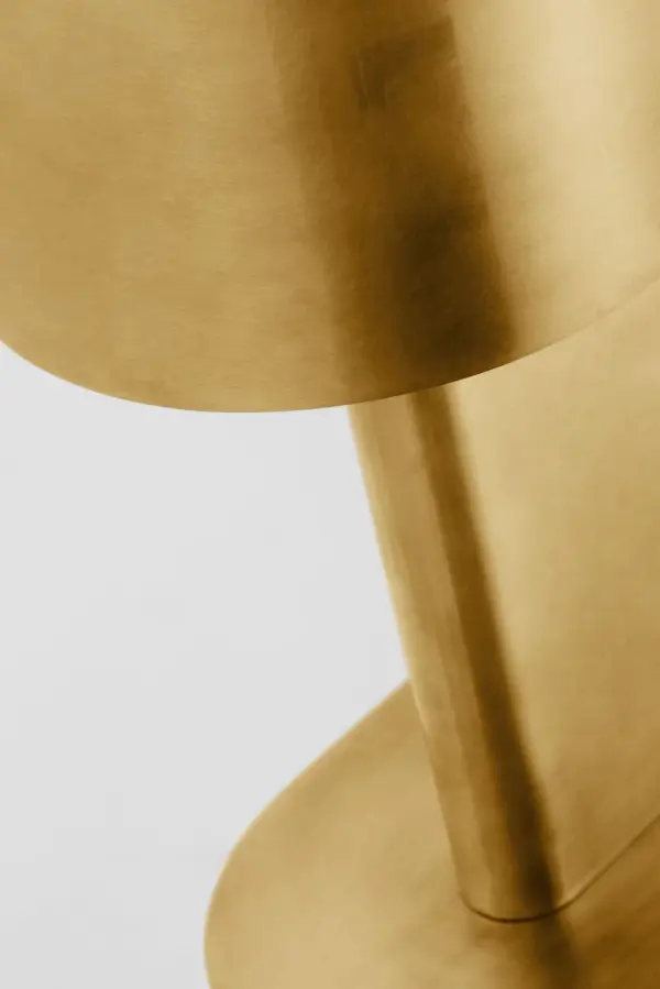 Wyllis Accent Table Lamp in Natural Brass - Image 6