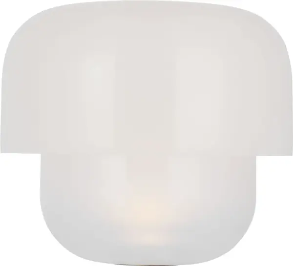 The Bolete Small Table Lamp combines Italian glassmaking tradition with modern LED technology. Its mushroom-inspired silhouette features seeded cream glass that creates an omnidirectional glow, while the 3-way dimmer offers versatile lighting control from soft ambiance to full illumination.