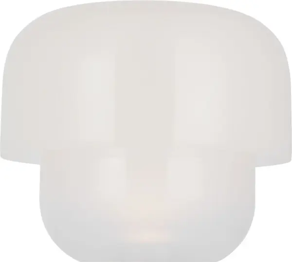 Bolete Small Table Lamp in Seeded Cream Glass - Image 3