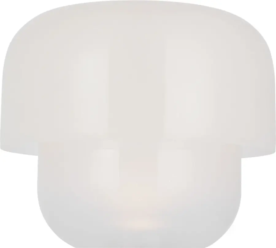 Bolete Small Table Lamp in Seeded Cream Glass - Image 3