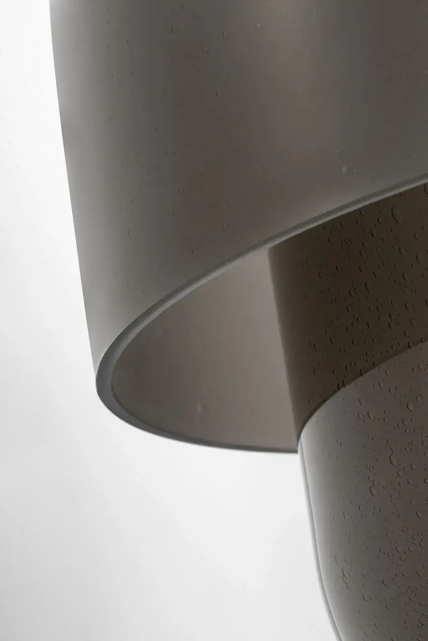 Bolete Small Table Lamp in Seeded Smoke Glass - Image 2