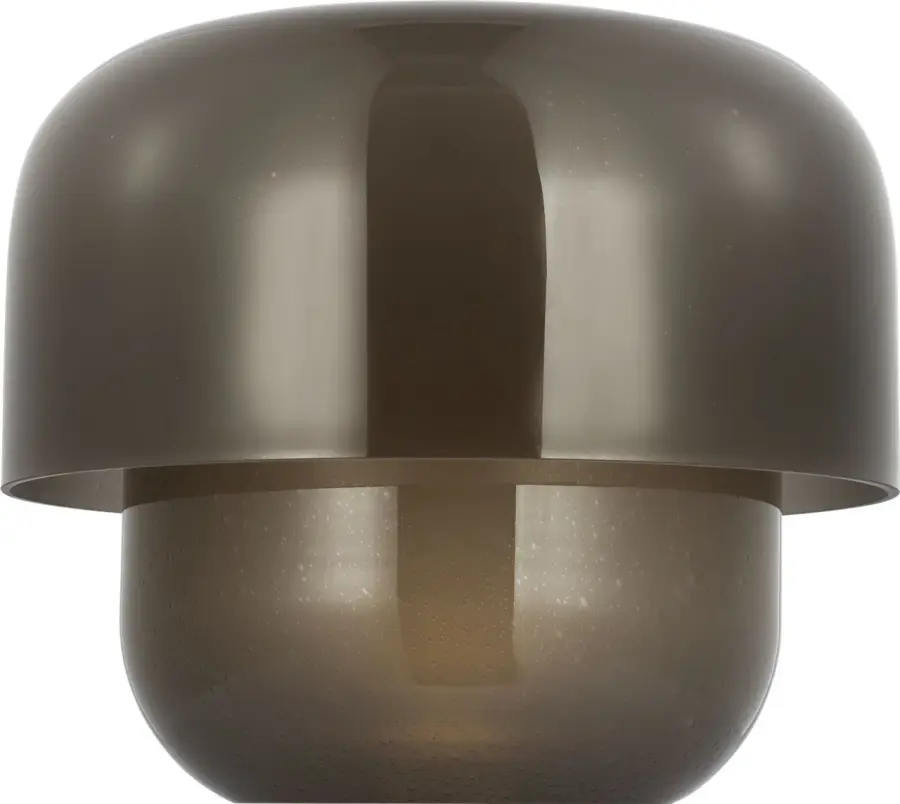 Bolete Small Table Lamp in Seeded Smoke Glass - Image 3
