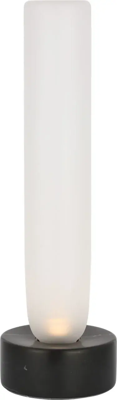 Elegant Marble Table Lamp with Warm LED Illumination - Image 1