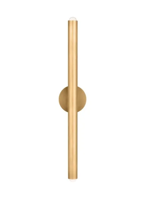 Ebell LED Wall Sconce in Natural Brass