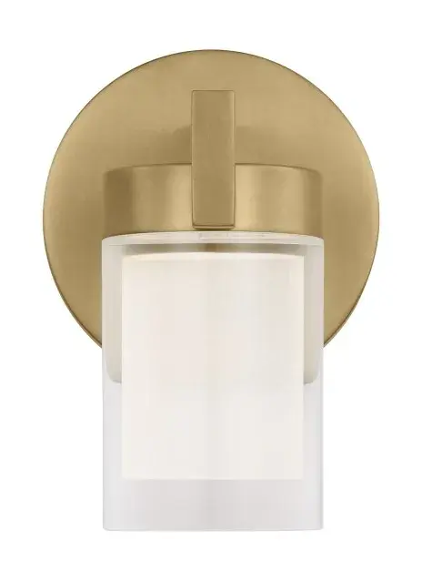 Esfera LED Wall Sconce in Natural Brass