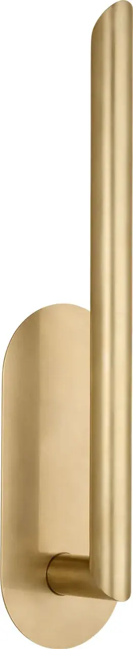 Fielle Medium Sconce in Hand-Rubbed Antique Brass - Image 2