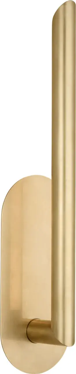 Fielle Medium Sconce in Hand-Rubbed Antique Brass - Image 3
