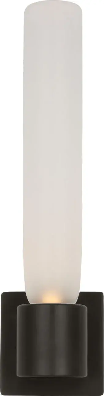 Volver Medium Single Sconce in Clear Etched Bronze - Image 2