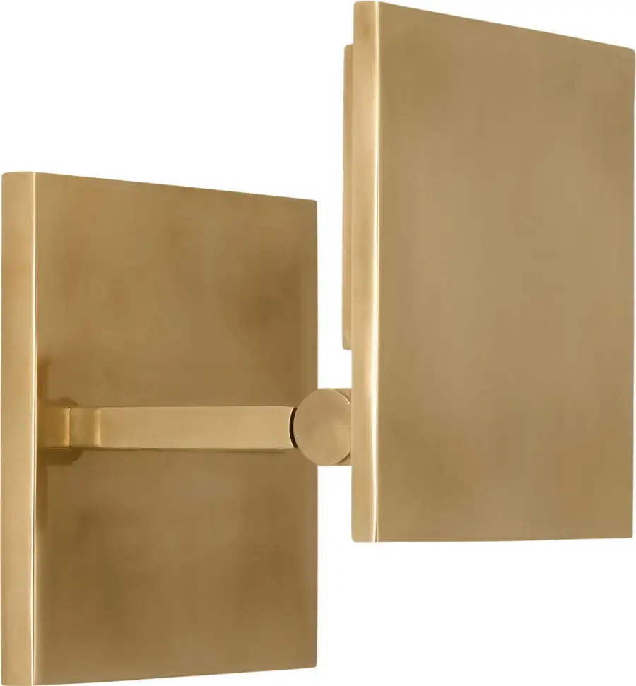 Angolo 6" Sconce in Hand-Rubbed Antique Brass - Image 2