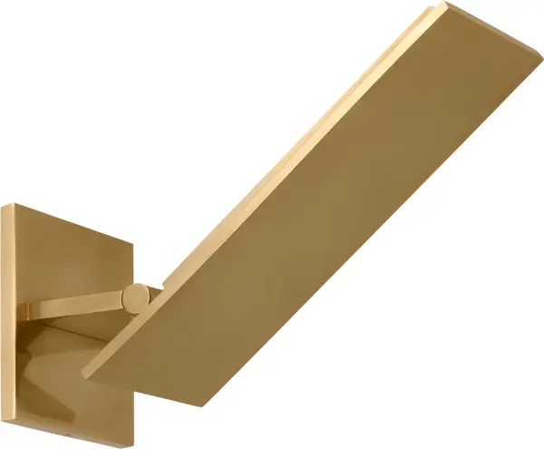Angolo 11" Sconce in Hand-Rubbed Antique Brass - Image 3