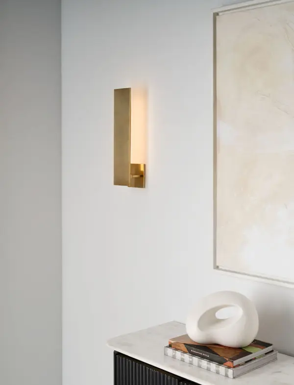 Angolo 18" Sconce in Hand-Rubbed Antique Brass - Image 12