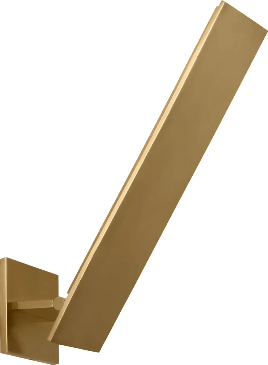 Angolo 18" Sconce in Hand-Rubbed Antique Brass - Image 4