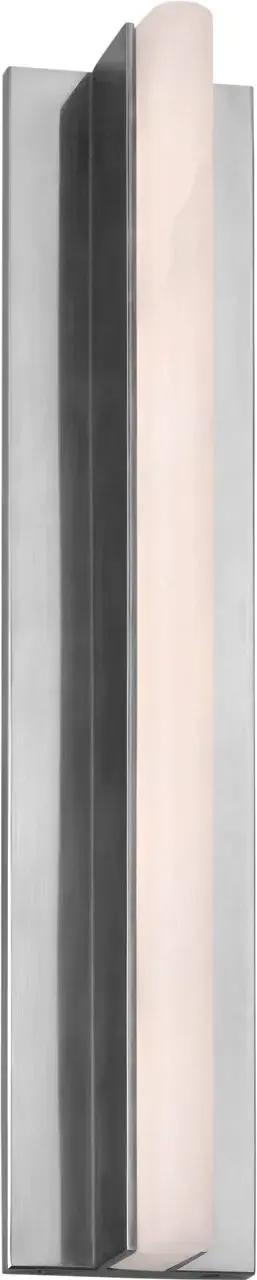 The Linea 15 Sconce delivers contemporary elegance with its clean linear profile and antique nickel finish. High-quality 2700K LED provides warm, inviting light with excellent 90 CRI color rendering. - alternate view
