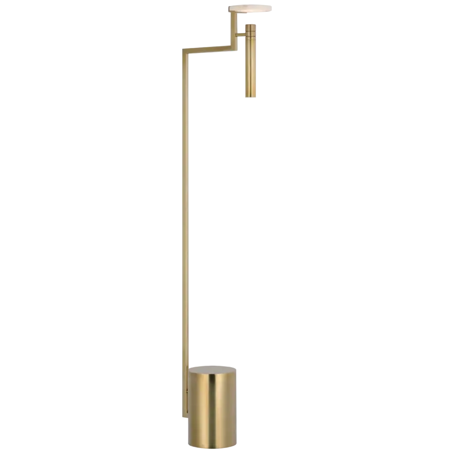 Sculptural Floating Disc Design with Warm Alabaster Glow - Image 1