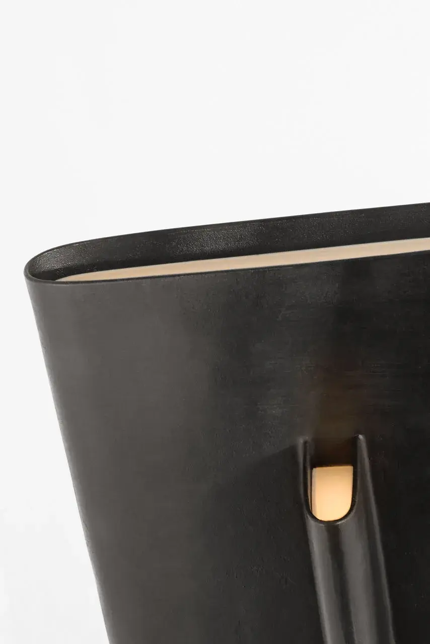 Striking 72" Architectural Floor Lamp with Intersecting Design - Image 4