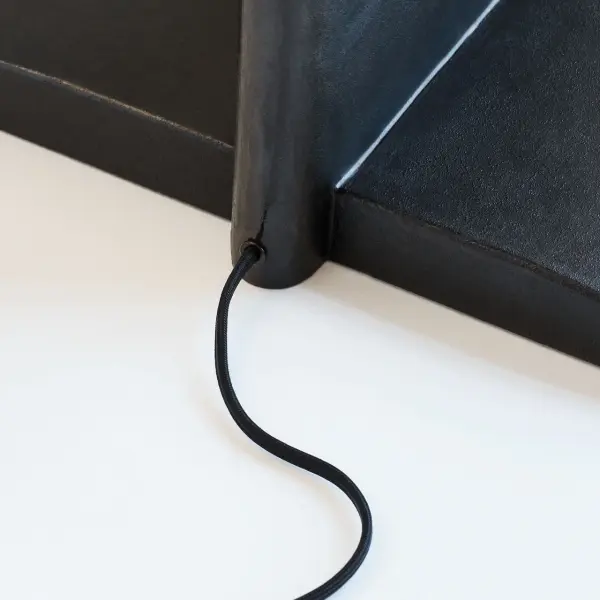 Striking 72" Architectural Floor Lamp with Intersecting Design - Image 7