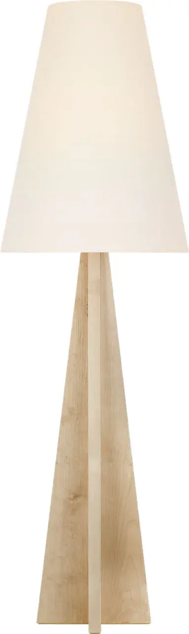 Elegant Scandinavian Floor Lamp with Natural Warmth - Image 5
