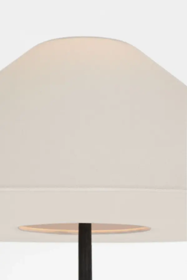 Zealous 62" Floor Lamp in Garden Bronze with Linen Shade - Image 3
