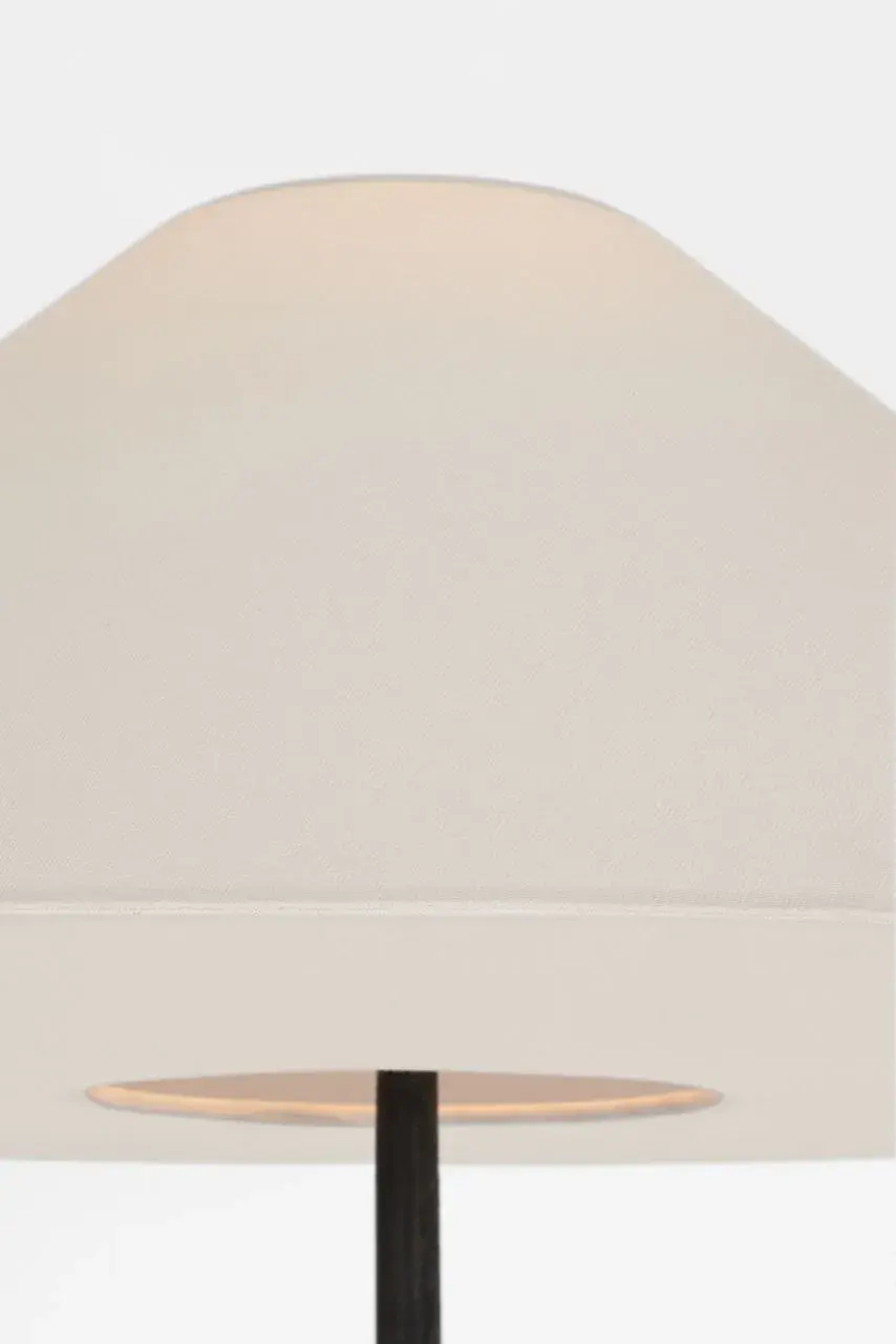 Zealous 62" Floor Lamp in Garden Bronze with Linen Shade - Image 3