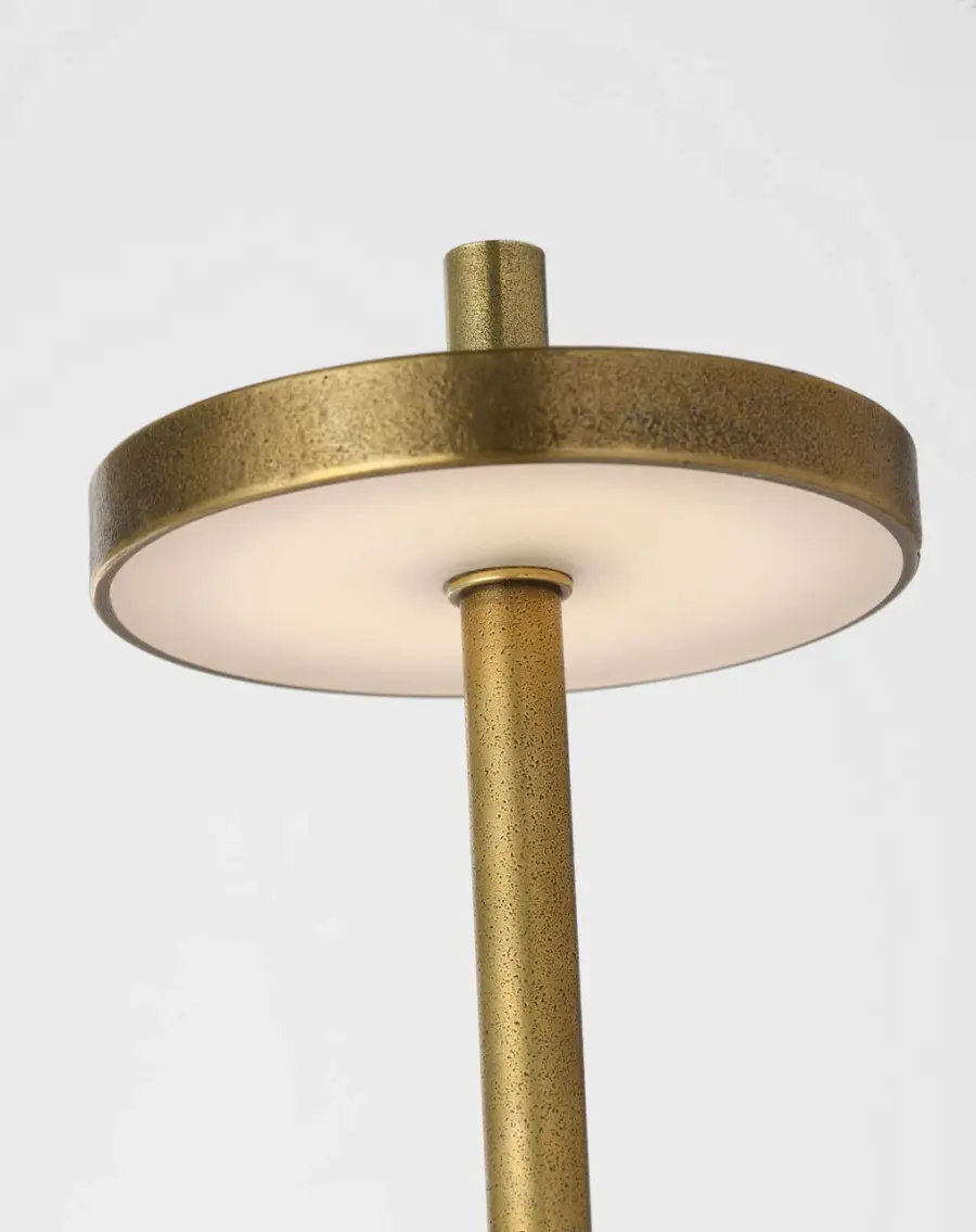 Sene 50" Rechargeable Floor Lamp in Museum Brass - Image 8