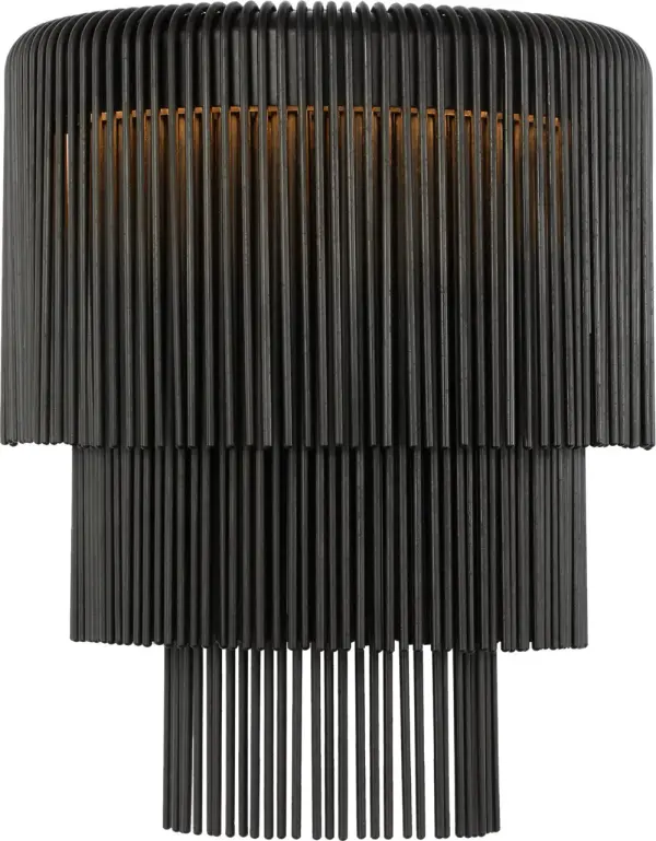 The Differo 8" Sconce combines architectural layering with an aged iron finish for a refined industrial aesthetic. Its compact 8-inch profile makes it ideal for hallways, bathrooms, and accent lighting applications.