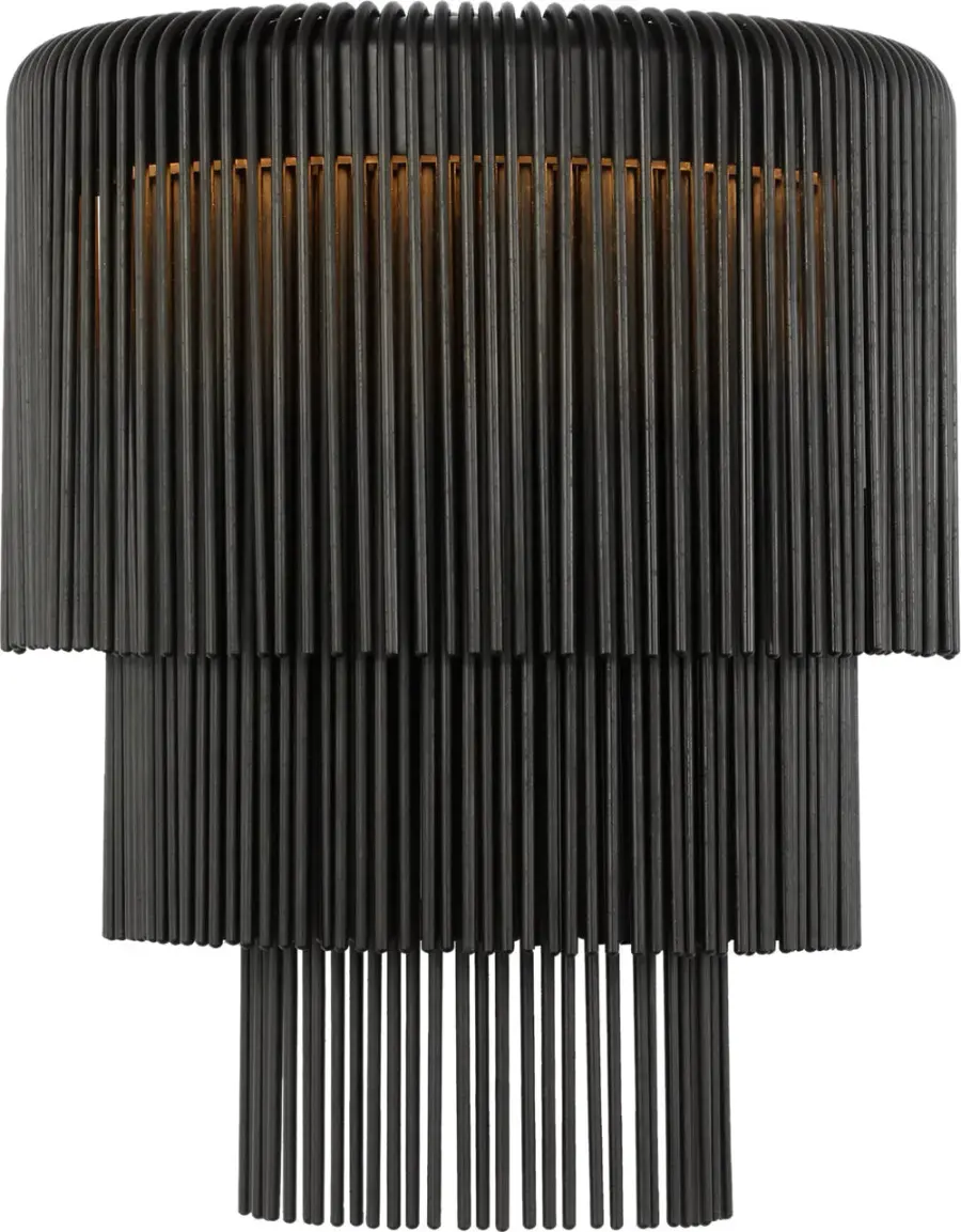 Differo 8" Layered Sconce in Aged Iron - Image 1