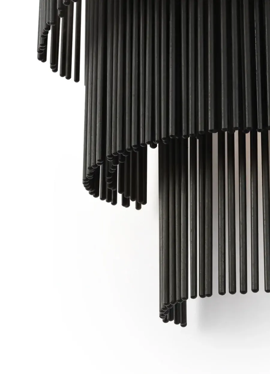 Differo 8" Layered Sconce in Aged Iron - Image 2