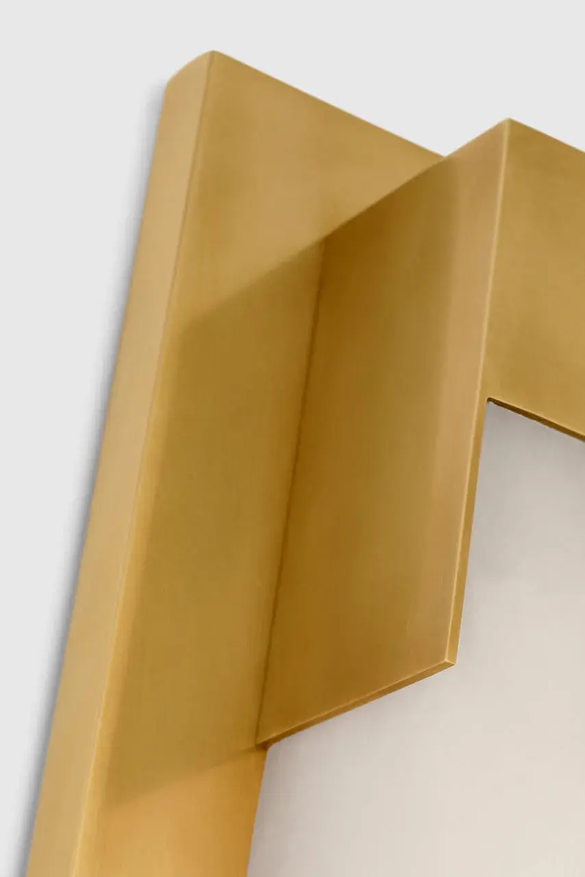 Covet 21" Bracketed Bath Light in Antique-Burnished Brass with Alabaster - Image 6