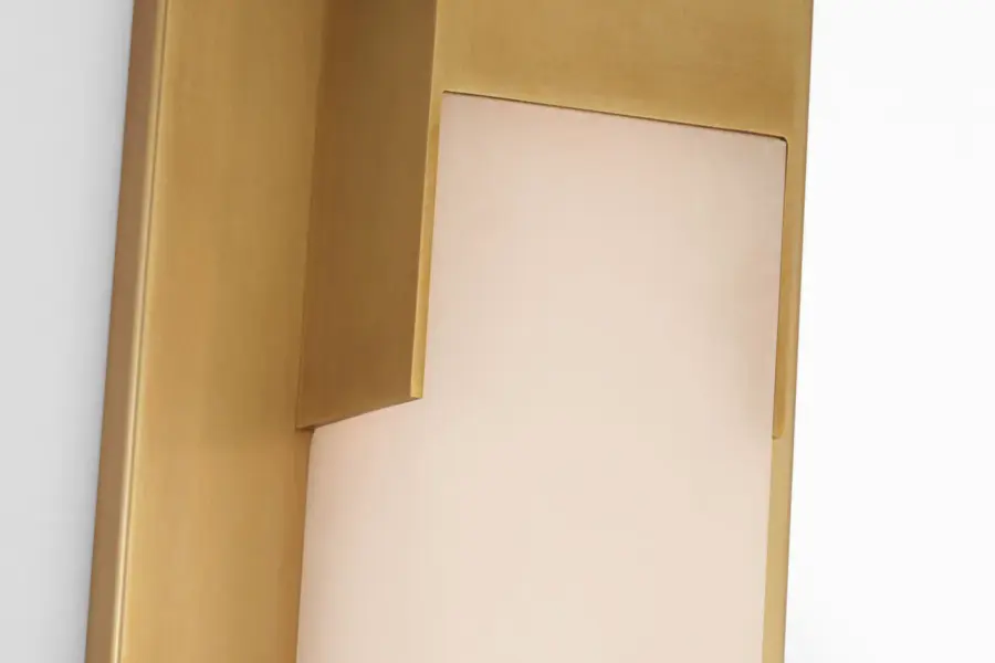 Covet 26" Bracketed Bath Light in Antique-Burnished Brass with Alabaster - Image 5