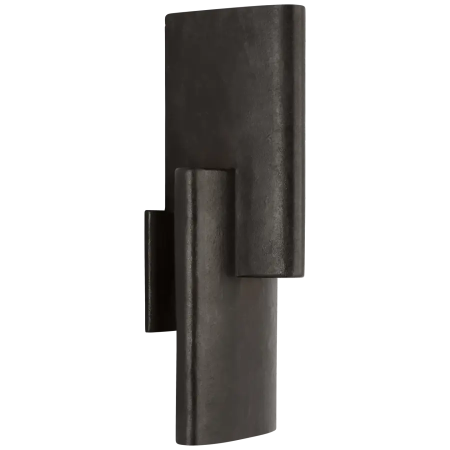 Lotura 16" Intersecting Sconce in Museum Black - Image 1