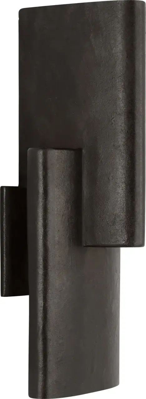 Lotura 16" Intersecting Sconce in Museum Black - Image 3
