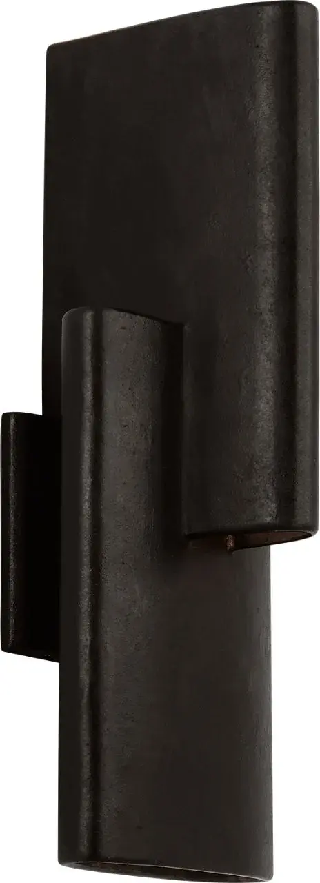 Lotura 16" Intersecting Sconce in Museum Black - Image 4